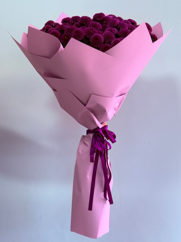 Mor Kasımpatı Santini Buketi